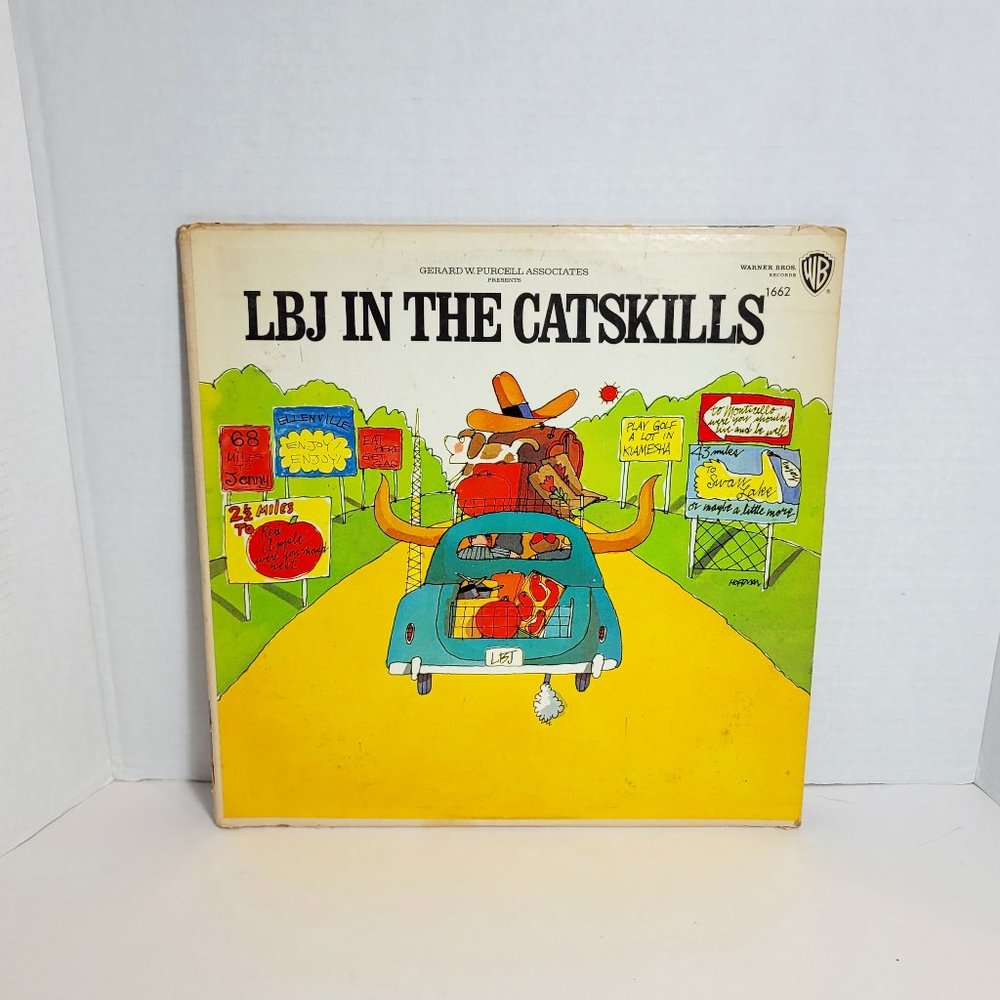 Warner Bros. LBJ In The Catskills Gerard Purcell Associates LP Vinyl Record